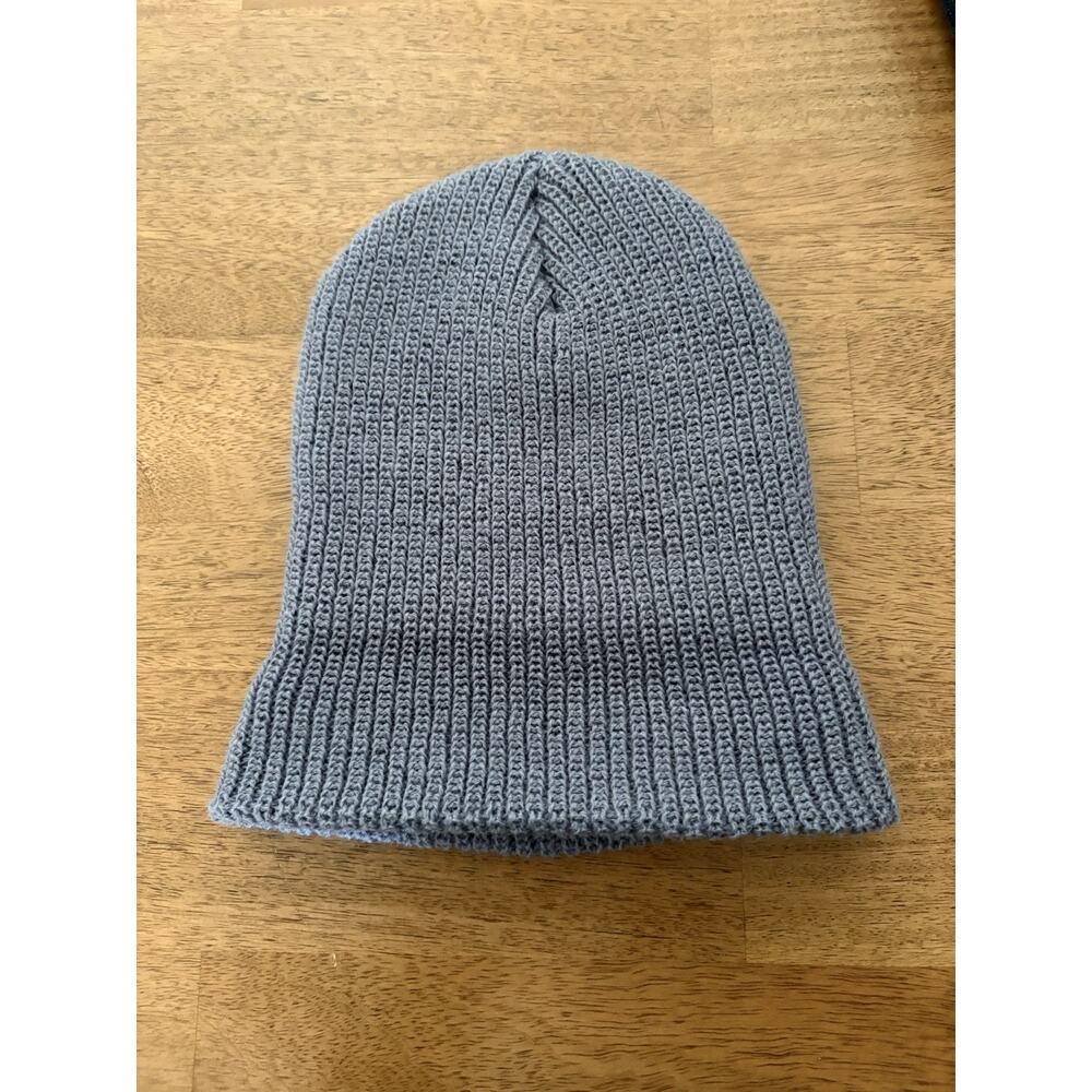Lonely Ghost Beanie Blue One Size Fits Most Knit Hat Pre-Owned Excellent - Picture 4 of 7